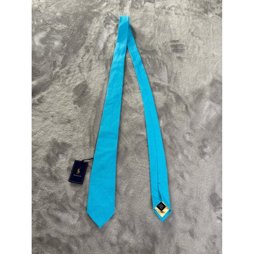 Polo Ralph Lauren SP11 Necktie Blue Original MSRP 85.00 NWT Mens Handmade